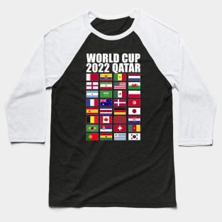 World Cup Flag Team Baseball T-Shirt